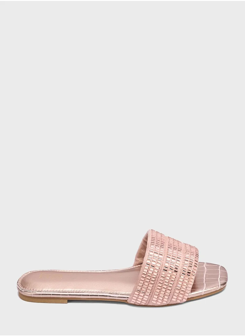 FYOR Open Toe Flat Sandals