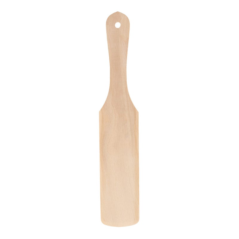 OFXDD Wooden Pancake Turner - Cooking Spatula - Long Flat Kitchen Turner - Pancake Paddle - Image 1