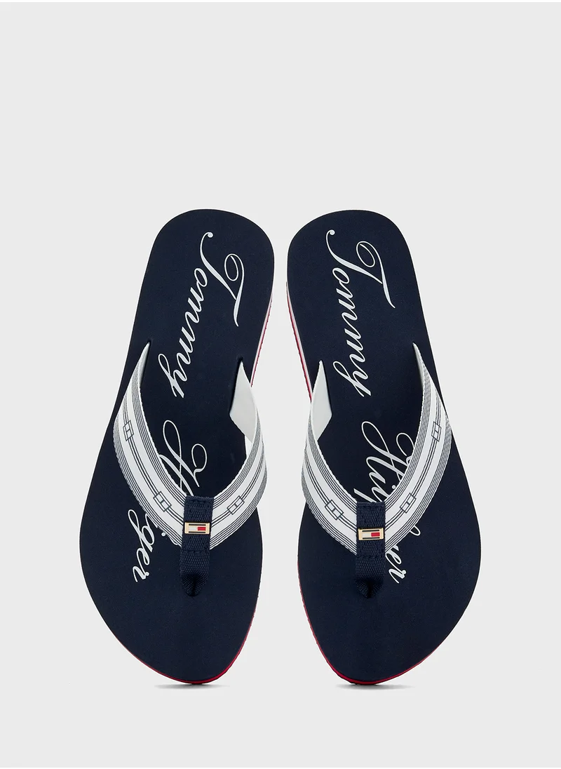 تومي هيلفيغر Multi Strap Flip Flop