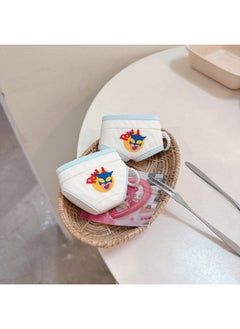 Funny Dynamic Superman Underwear Airpods Pro For Apple Bluetooth Wireless Headset Cartoon 1/2/3 Generation Applicable-Color:Dynamic Superman Underwear + Ring-Applicable Models:Airpods4 (briefs)