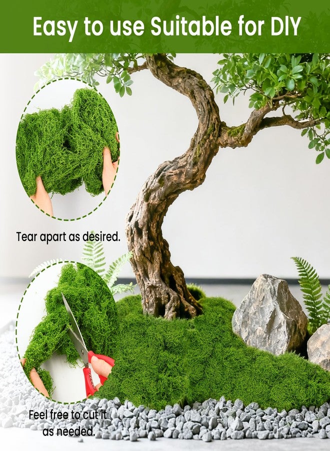 Bitlongate Artificial Moss 10.6oz – Fake Green Moss for Crafts, Potted Plants, Fairy Garden Decor, DIY Table Centerpieces, Wedding Party Decoration - Image 3