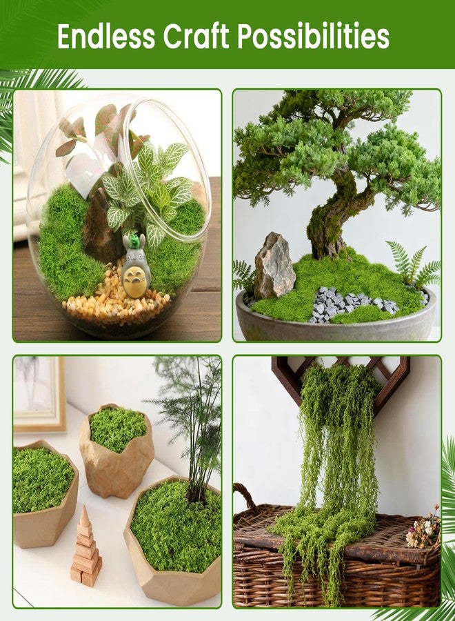Bitlongate Artificial Moss 10.6oz – Fake Green Moss for Crafts, Potted Plants, Fairy Garden Decor, DIY Table Centerpieces, Wedding Party Decoration - Image 4