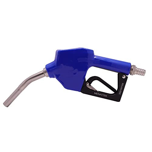 MENAITEK 3/4"NPT inch Automatic Shut-off Diesel Exhaust Fluid (DEF)/Antifreeze Nozzle 3/4"(19MM) Spout 360 degree Rotating Swivel Barb Used For Ethanol Methanol Blend Industrial Dispensing Fuel Nozzle - Image 1