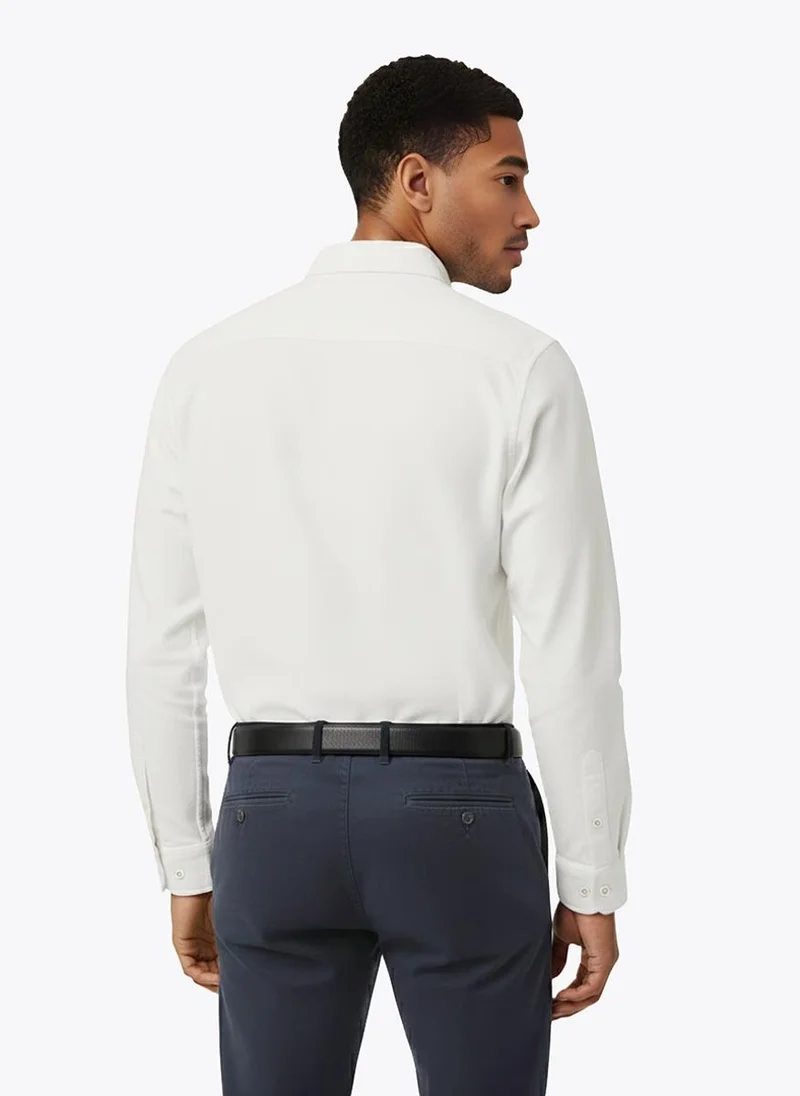 نوتيكا Men's Full Sleeve Oxford Shirt