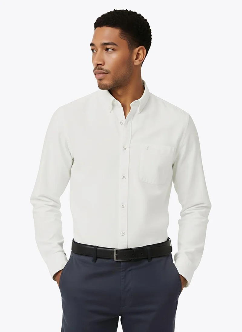 نوتيكا Men's Full Sleeve Oxford Shirt