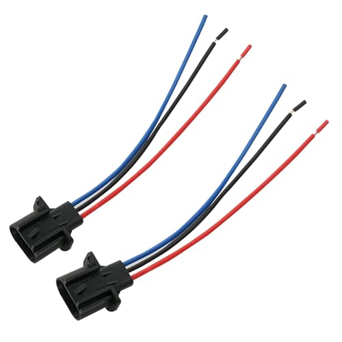 RED WOLF محول توصيل 9008 H13 من RED WOLF 3 دبابيس ذكر لمصابيح الرأس - Image 1