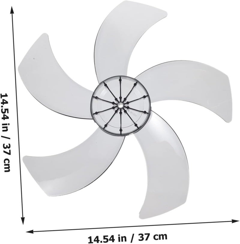 Plastic Fan Replacement Leaf Design for Household Pedestal Fans Easy to Install Low Noise Compatible Models - Image 2