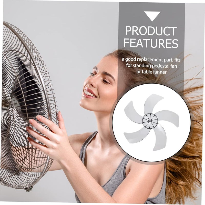 Plastic Fan Replacement Leaf Design for Household Pedestal Fans Easy to Install Low Noise Compatible Models - Image 4