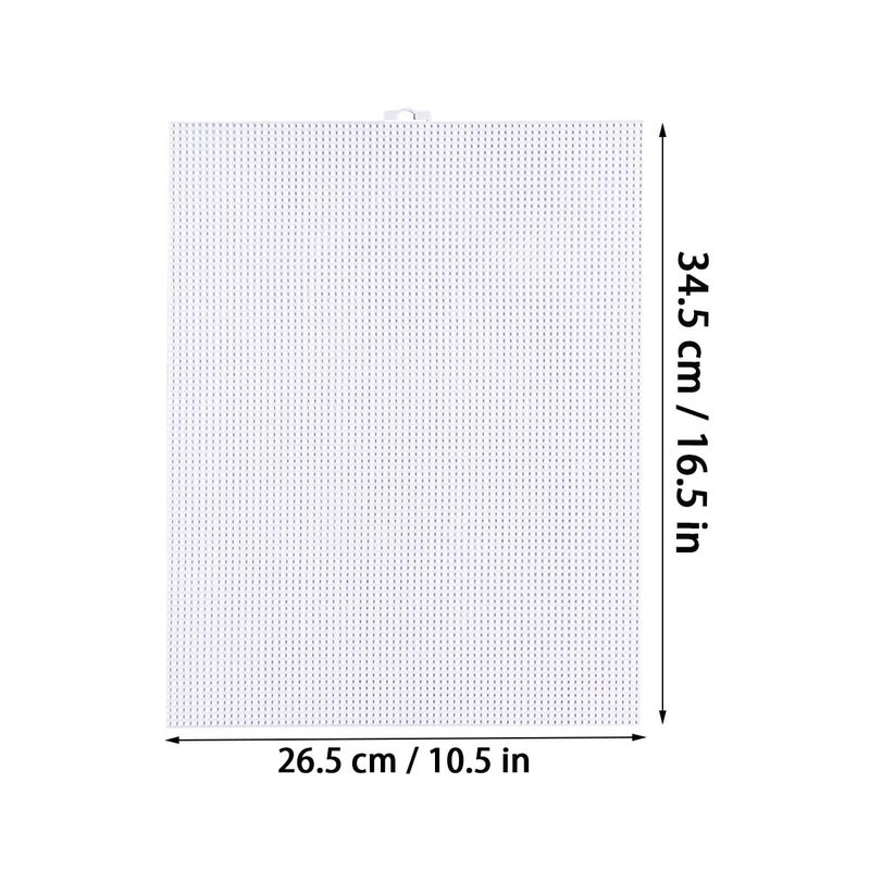 ZTEOFO 4 Pcs Plastic Mesh Canvas Sheets, Plastic Canvas Sheets, Plastic Canvas Plastic Mesh, Mesh Plastic Canvas Sheets, Plastic Mesh Sheet, Eye Mesh for Embroidery (10.5" x 13.5") - Image 3
