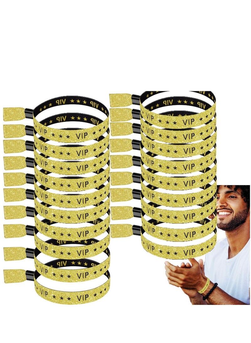 SYOSI 20 Pack VIP Cloth Event Wristband Azonee Solid Color Wristbands Without Logo Resistant Suitable for Lightweight Concert Wrist Strap Activities Events Club Security Admission - Image 1