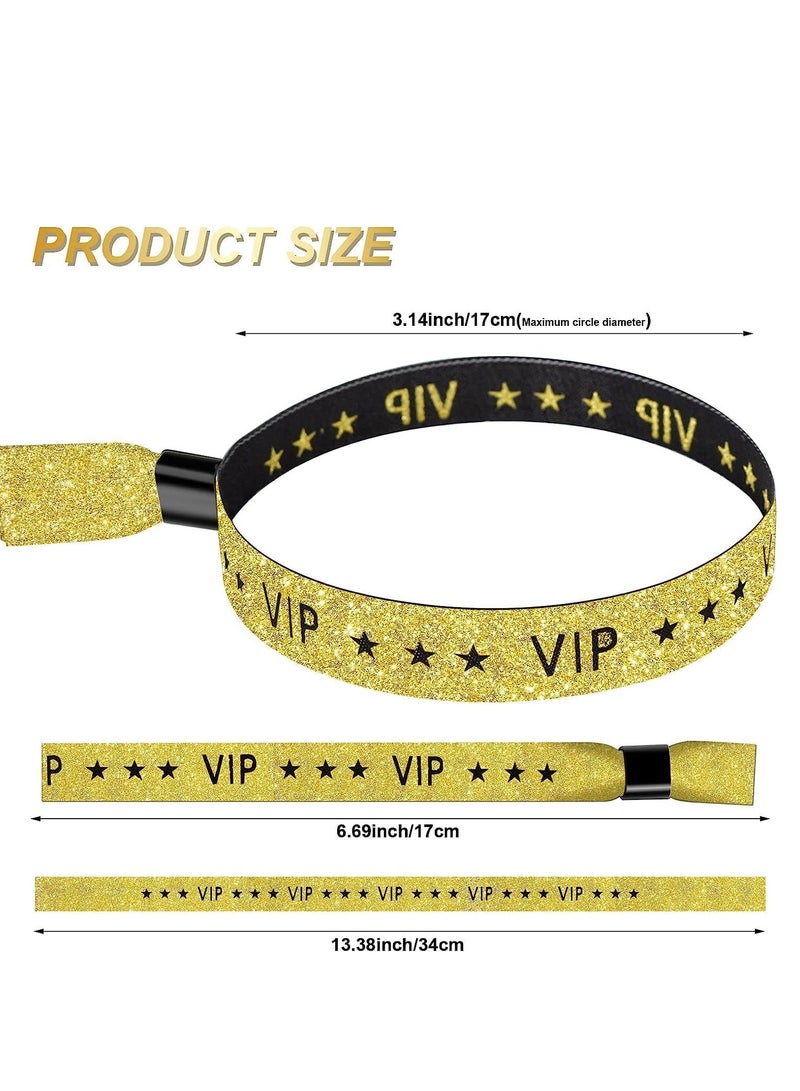 SYOSI 20 Pack VIP Cloth Event Wristband Azonee Solid Color Wristbands Without Logo Resistant Suitable for Lightweight Concert Wrist Strap Activities Events Club Security Admission - Image 3