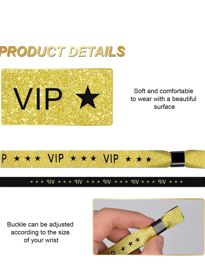 SYOSI 20 Pack VIP Cloth Event Wristband Azonee Solid Color Wristbands Without Logo Resistant Suitable for Lightweight Concert Wrist Strap Activities Events Club Security Admission - Image 2