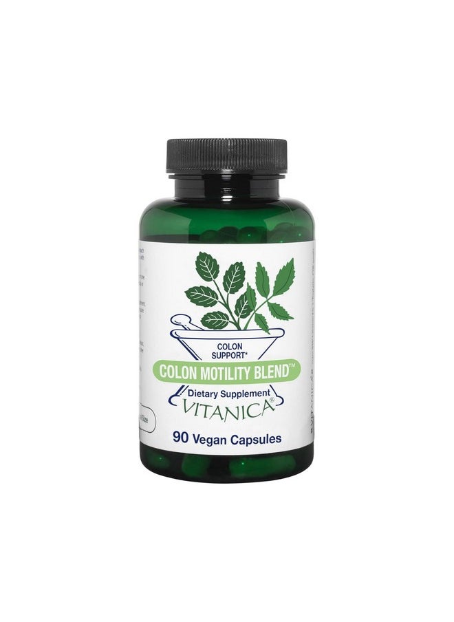 Vitanica Vitanica, Colon Motility Blend, Colon Support, Vegan, 90 Capsules  - Image 1