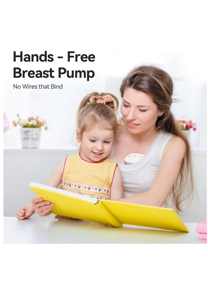 Electric Breast Pump, Breast Pump Milk Suction Device Hands Free with 3 Modes, 9 Levels, LCD Display, Wearable Breast Pump Low Noise Rechargeable Milk Extractor (2PC) - Image 5