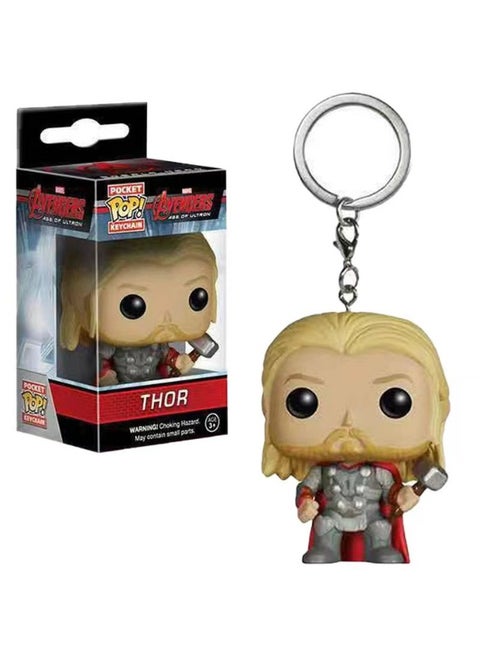 Pop! Marvel Doctor Strange/Thor/Loki/Hulk/Ant-Man Figure Key Chain Multicolour