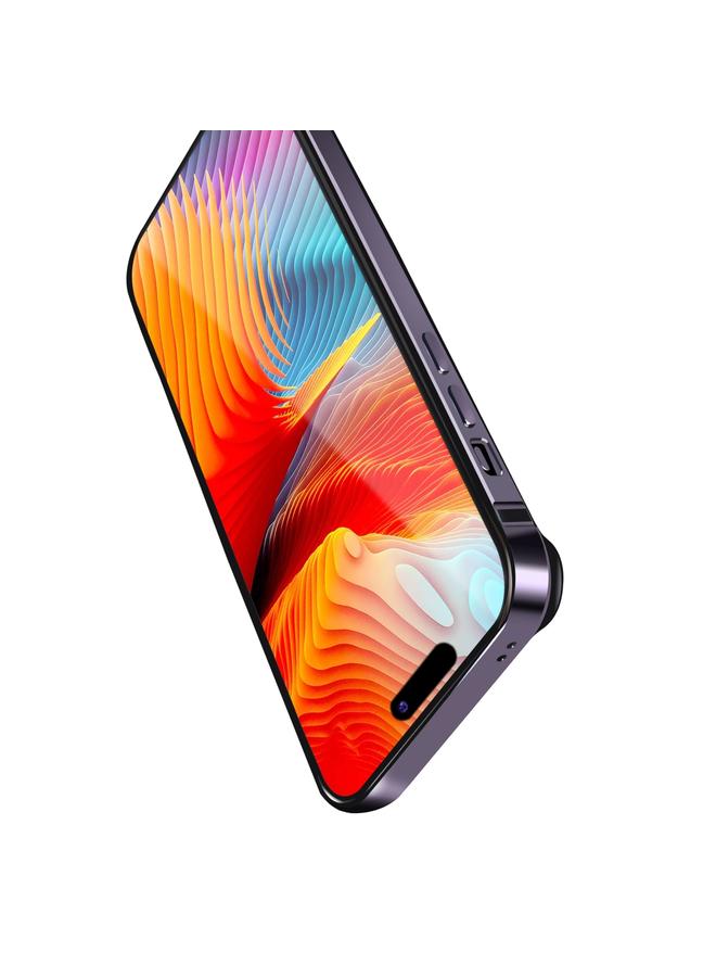 اس-توب جراب لهاتف iPhone 16 مصنوع من مادة TPU + إطار من سبائك الألومنيوم - Image 4