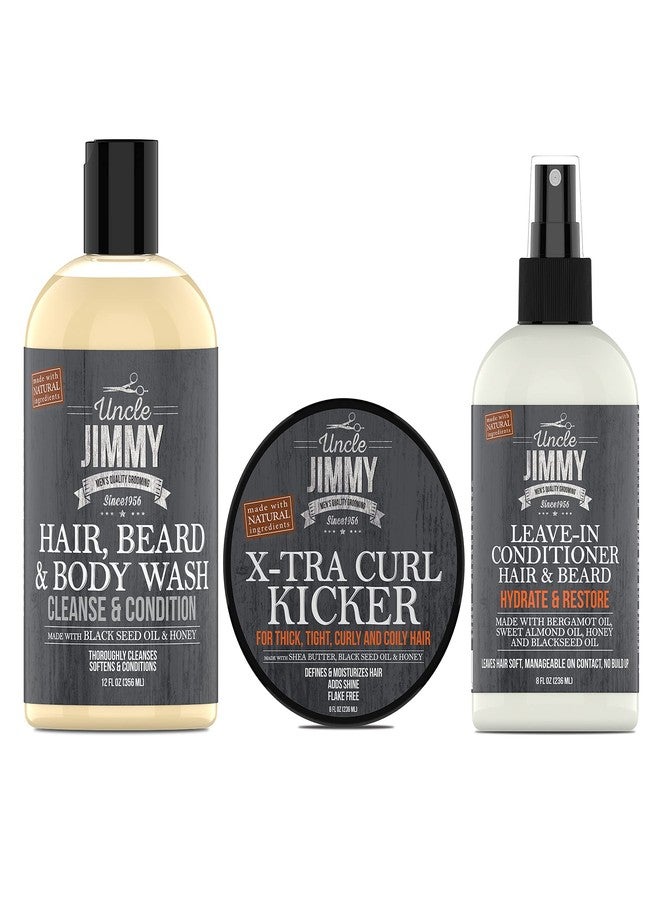 Uncle Jimmy Thick, Tight Curly, and Kinky Men’s Hair Regimen - Image 1
