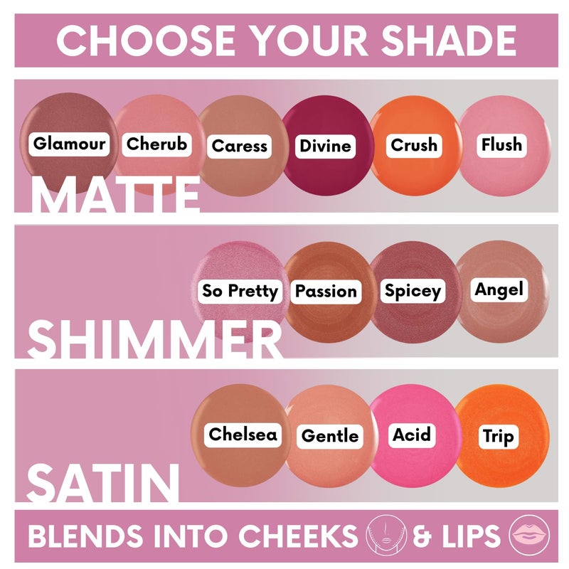 Daniel Sandler Watercolor Liquid Blush â€” Buildable, Blendable & Long-Lasting Liquid Blush for Cheeks, Lips, & Eyes â€” Lightweight & Water Resistant â€” For All Skin Types â€” Cherub - Image 5