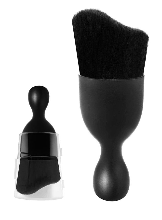 Eiruseed Car Interior Cleaning Brush Duster With Ultra Soft Bristles Auto Detailing Brushes Dusting Accessories For Dashboard, Ac Vents, Leather, Scratch-Free (1Pack_Black) - Image 1