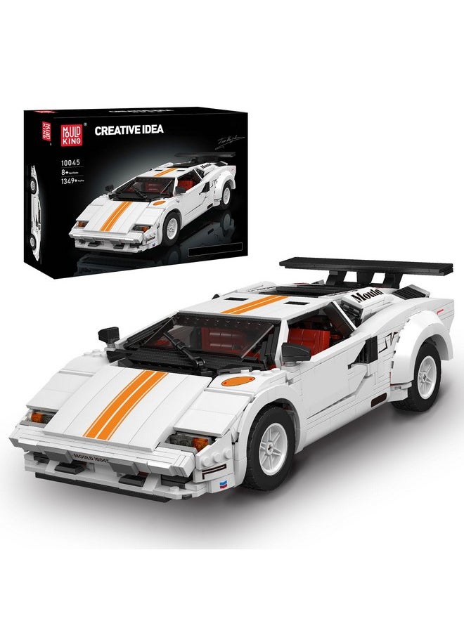 mould king MOULD KING Classic Super Sports Car Building Blocks Kit, MOC Racing Car Model Replica Building Set, Collectible Set for Adults to Build, Construction Toys Gifts for Kids Boys Girl (1349 Pieces)  - Image 1