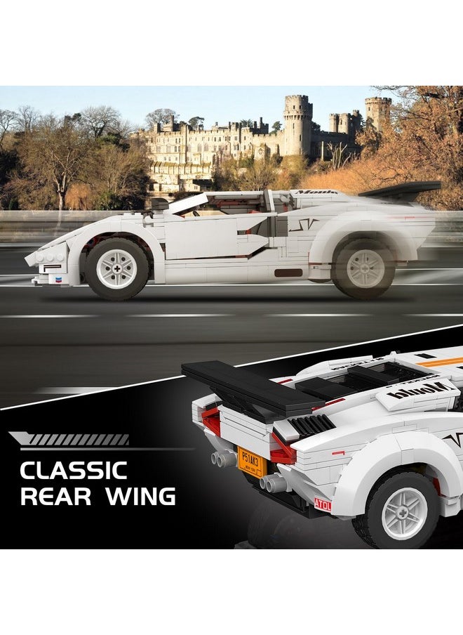 mould king MOULD KING Classic Super Sports Car Building Blocks Kit, MOC Racing Car Model Replica Building Set, Collectible Set for Adults to Build, Construction Toys Gifts for Kids Boys Girl (1349 Pieces)  - Image 2