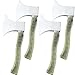 Cotiny 4 Pack Halloween Foam Axe Toy Fake Hatchet Realistic Props for Lumberjack Butcher Halloween Costume Weapon Party Supplies - Image 2