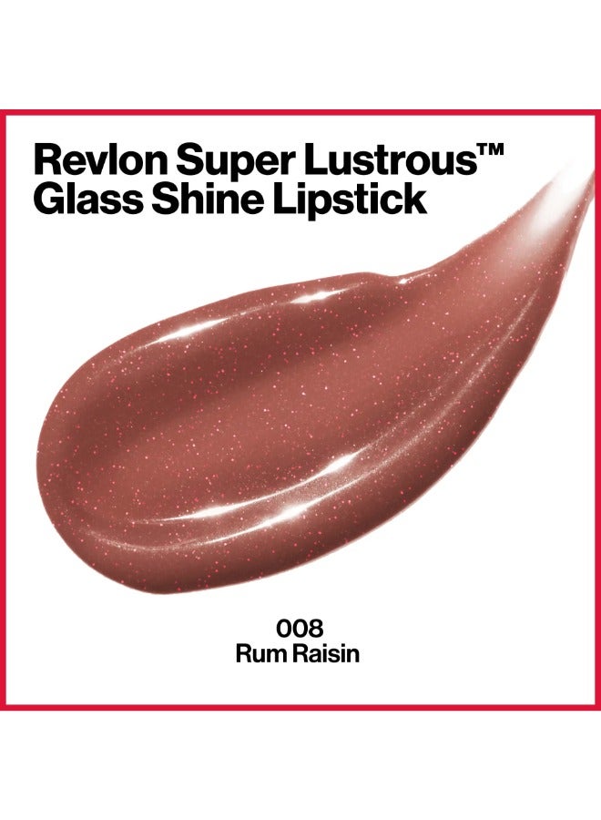 Revlon Super Lustrous  Glass Shine Lipstick 008 Rum Raisin - Image 3