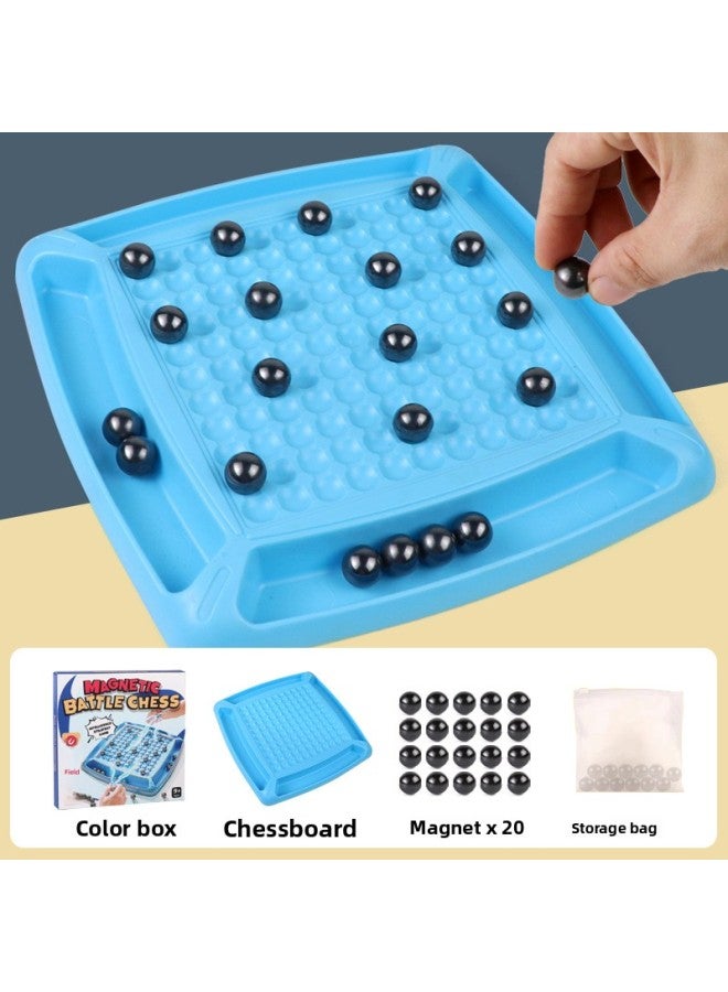 لعبة الشطرنج المغناطيسية الحثية الشهيرة للأطفال التعليمية المغناطيسية ذات المعركة المزدوجة التفاعلية بين الوالدين والطفل على سطح المكتب