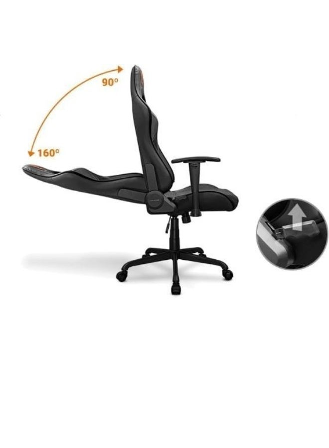 Gaming Chair with Reclining Backrest and Adjustable Height – Ergonomic Design for Long Sessions - Image 3