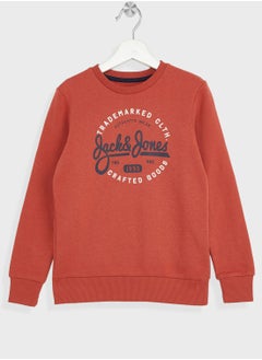 Kids Logo Crew Neck Sweatshirt