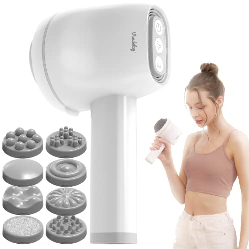 Vandelay Deep Tissue Massage Gun for Full Body Pain Relief – Rechargeable Cordless Electric Handheld Massager for Legs, Arms & Back, Portable Muscle Massage Machine for Home, Gym & Travel (White) - Image 1