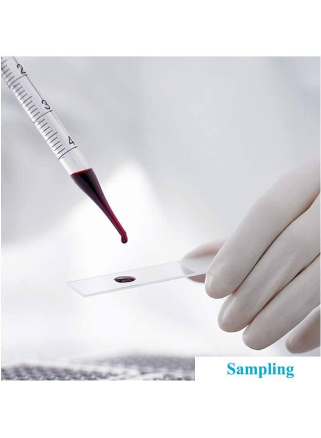 5 قطع 10 مل من القطارات الزجاجية المتدرجة ماصات مختبرية قطارة سائلة مع غطائين مطاطيين قطعتان 20 سم من قضيب التحريك الزجاجي وفرشاة القطارات - Image 4