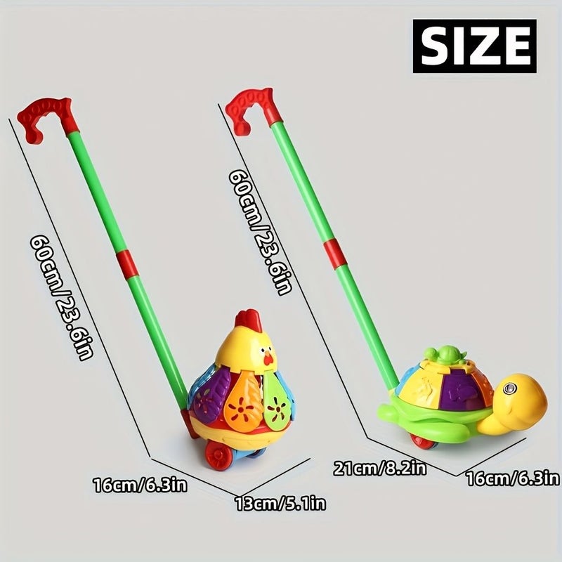 Turtle Pose Rotating Wing Bell Animal Car Interactive Outdoor Toy - Image 2