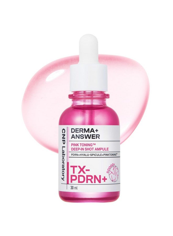 CNP CNP Deep-in Shot Ampule - PDRN + Pink Toning Serum, Micro-spicules, Hyaluronic Acid, for Glass Skin, Korean Skin Care, 1.18 fl. oz. - Image 1