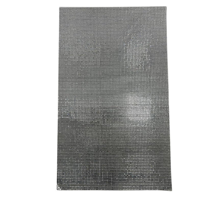 DeLush Resin Self Adhesive Square Shape Rhinestone Sticker Roll DIY Decoration Hotfix Crystal Gem Sheet for Art and Craft 40cm x 24cm - Image 1