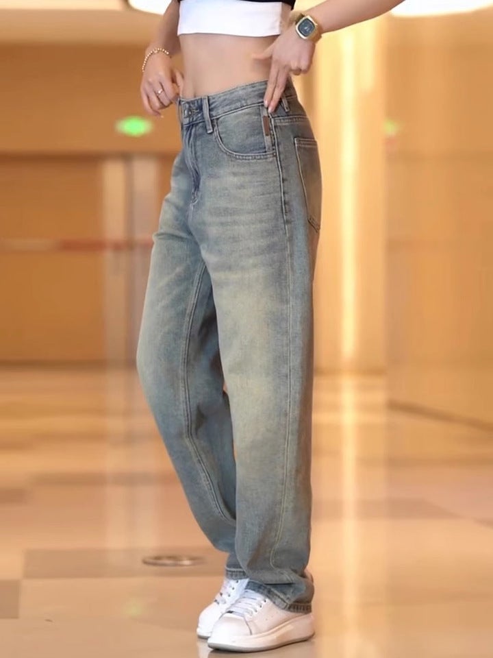 Unisex Classic Denim Jeans Loose Fit Daily Outdoor Wear - Image 5