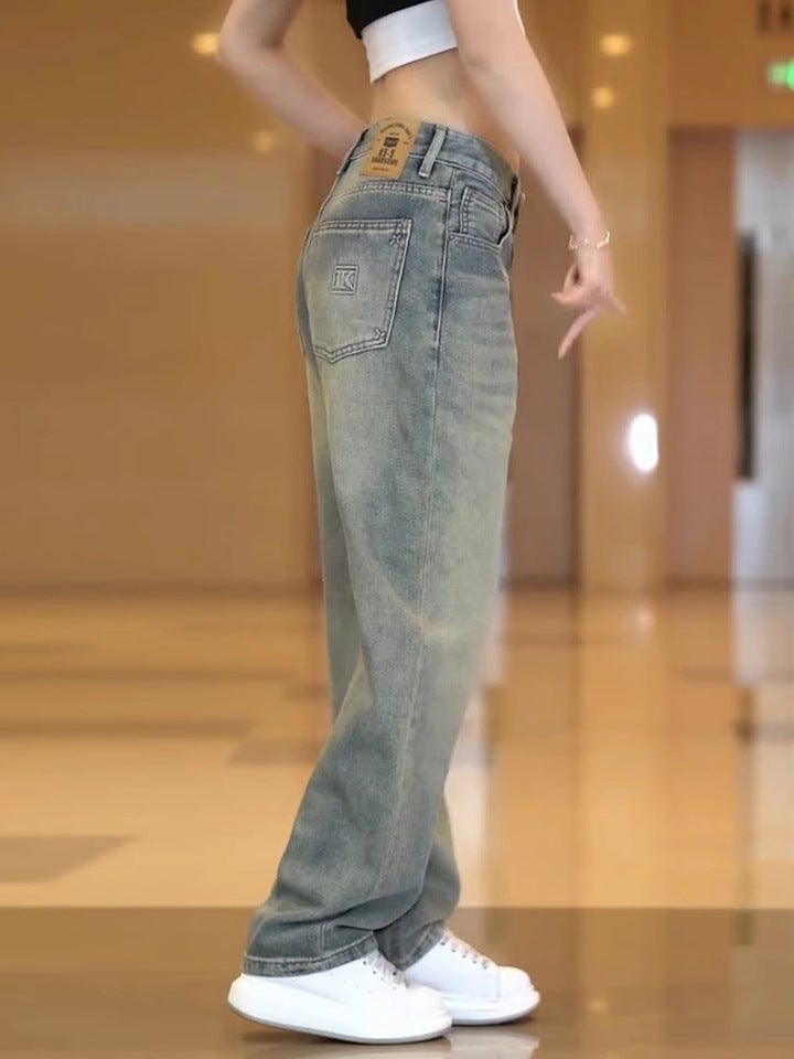 Unisex Classic Denim Jeans Loose Fit Daily Outdoor Wear - Image 4