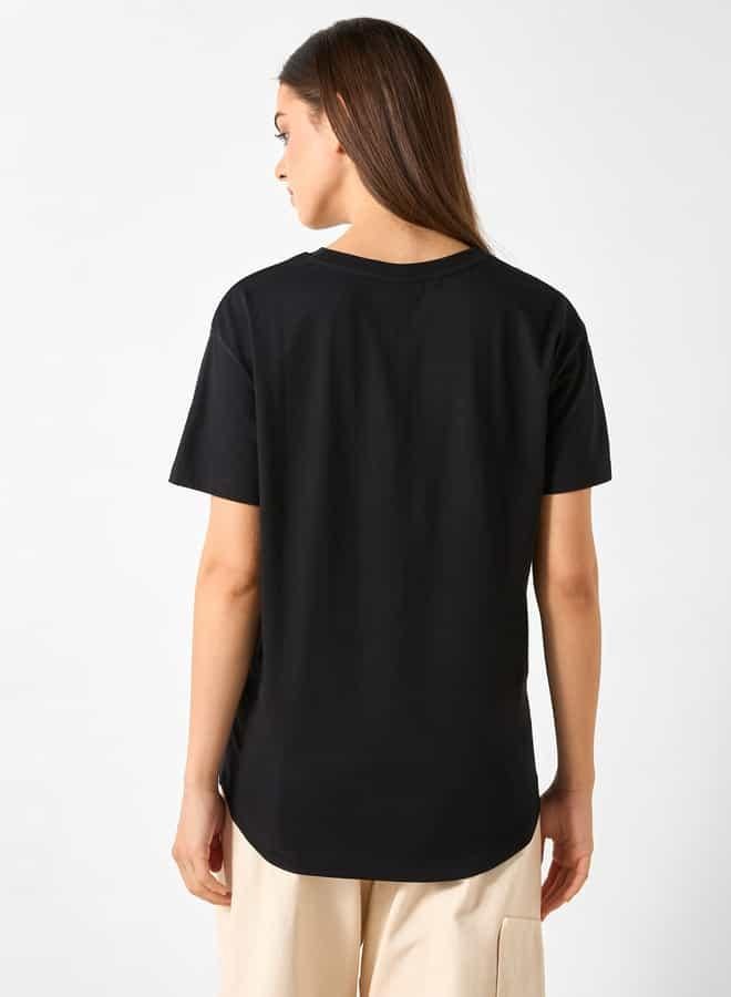 Kappa Crew Neck T-shirt with Short Sleeves - Image 3