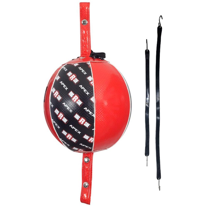 Ringside Apex Boxing Training Double End Bag, Red/Black , 7 Inch