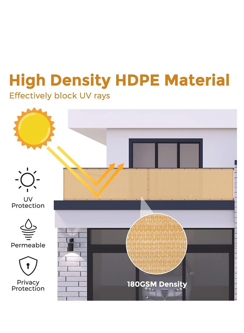 FFD Sun Shade Sail Canopy – UV Block 98% UV Protection, Heavy Duty HDPE Fabric, Waterproof Outdoor Sunshade with Stainless Steel D-Rings for Patio, Garden, Deck, Backyard, Pool, Pergola  - Image 2