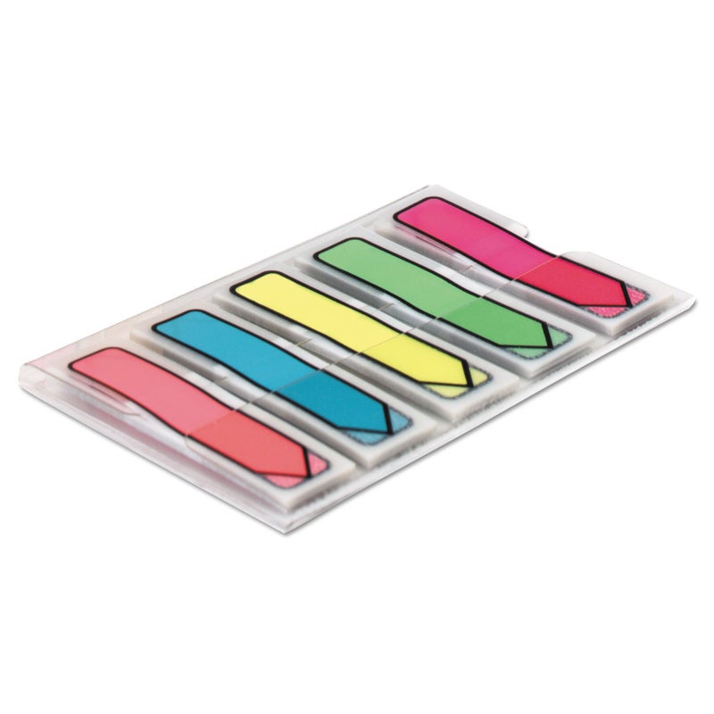 Post-it Arrow Flags, Assorted Bright Colors, .47 in Wide, 100/On-the-Go Dispenser, 1 Dispenser/Pack (684-ARR2) - Image 4