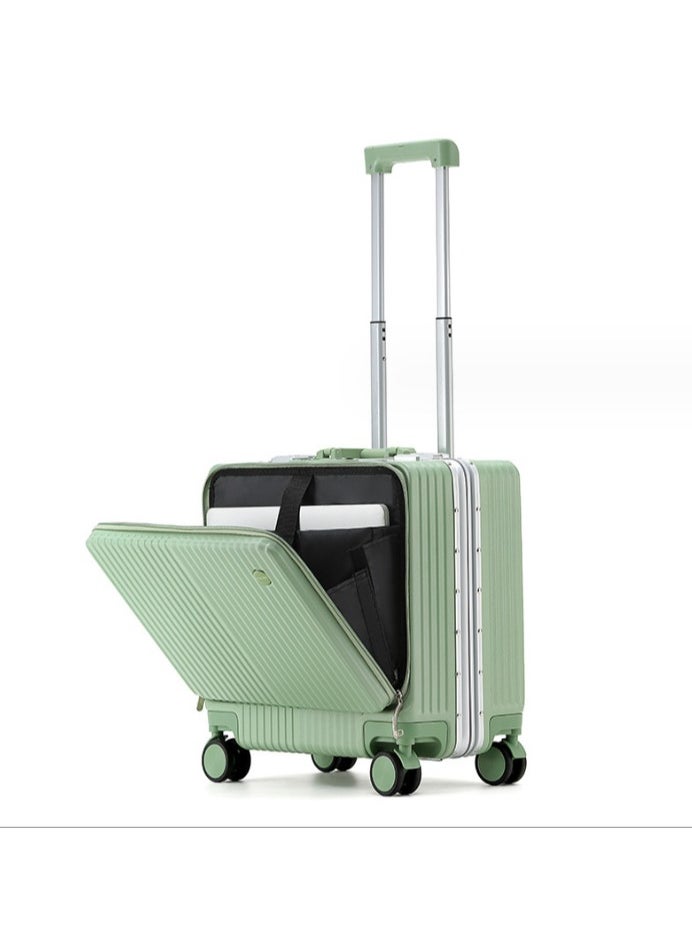 Generic - Front Opening 18 Inch Aluminum Frame Luggage Suitcase, Suitcase, Business Travel Boarding Case, Travel Suitcase - Image 1