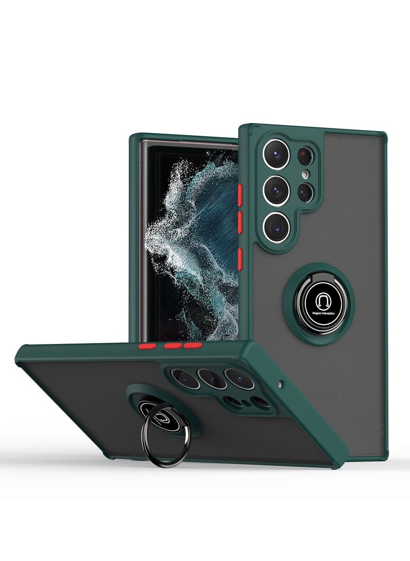 GULFLINK Back Cover Phone Protection Case for Samsung S23 Ultra Dark green  - Image 1