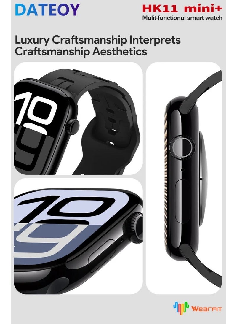 HK ساعة HK11 Mini+ الذكية – أناقة مدمجة مع شاشة AMOLED بحجم 1.75" - Image 3