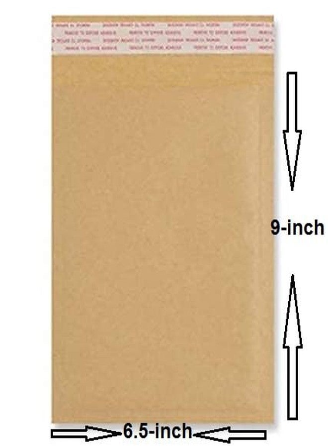 Breewell® Packing Supply Plain Kraft Paper Courier Bag with Bubble Wrap 9x6.5 Inch, Postage Packaging Courier Envelope, (Pack of 50 Bags, Brown) - Image 2