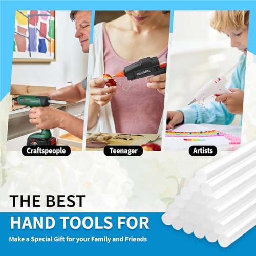 ProKart Premium 20 Pc Clear 7mm - Hot Melt Glue Sticks Strips Melting Adhesive for Handmade, Craft DIY, Home, Office & Classroom Project Craftwork Fix & Repairs (20 Pc Glue Sticks, 7mm) - Image 3