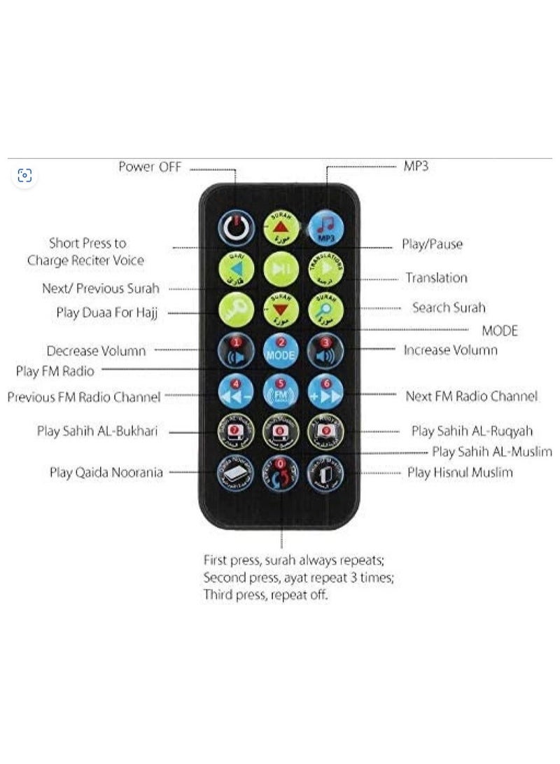 Portable Quran Speaker with Remote Control  - Image 5