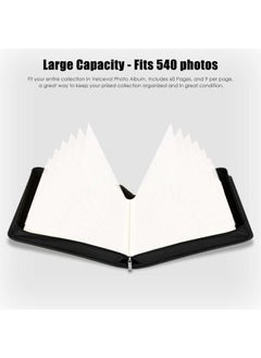 Veicevol 540 Pockets Photo Album for Fujifilm Instax Mini 11 90 70 9 8+ 8 LiPlay Instant Camera, for Polaroid Snap SnapTouch PIC-300 Z2300 Instant Camera, Kodak Smile Printomatic Instant Print Camera (Black)  - Image 4