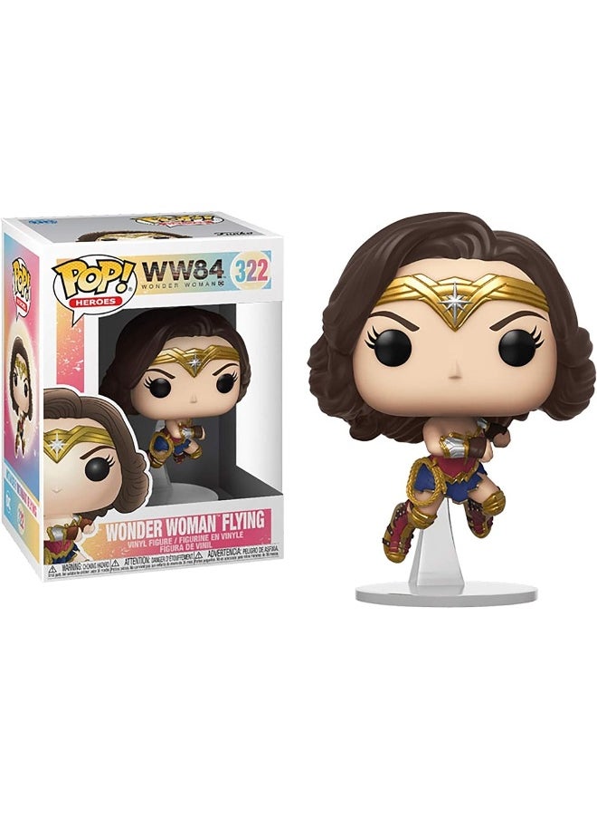 Funko Funko Pop! Heroes: WW 1984- Wonder Woman Flying - Metallic - Wonder Woman 1984 - Collectable Vinyl Figure - Gift Idea - Official Merchandise - Toys for Kids & Adults - Movies Fans 