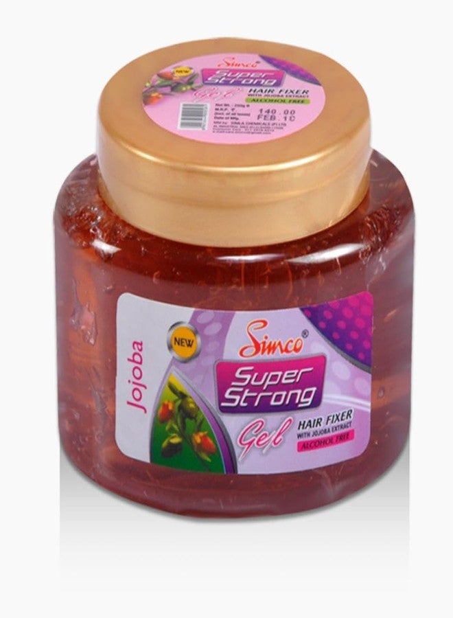 Simco Super Strong Gel Hair Fixer with Jojoba Extract for All Hair Types | Best Hair Gel for Men | Provide Extra Hold to Your Hairstyle | Set the Desired Hairstyle for All Hair Types (Set of 4) - Image 2